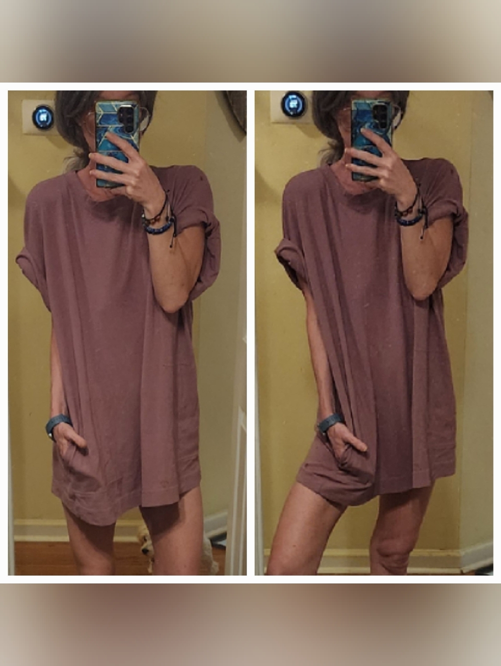 SOLD OUT COLOR Free People Essential Extreme Tee Mini Dress Or Tunic